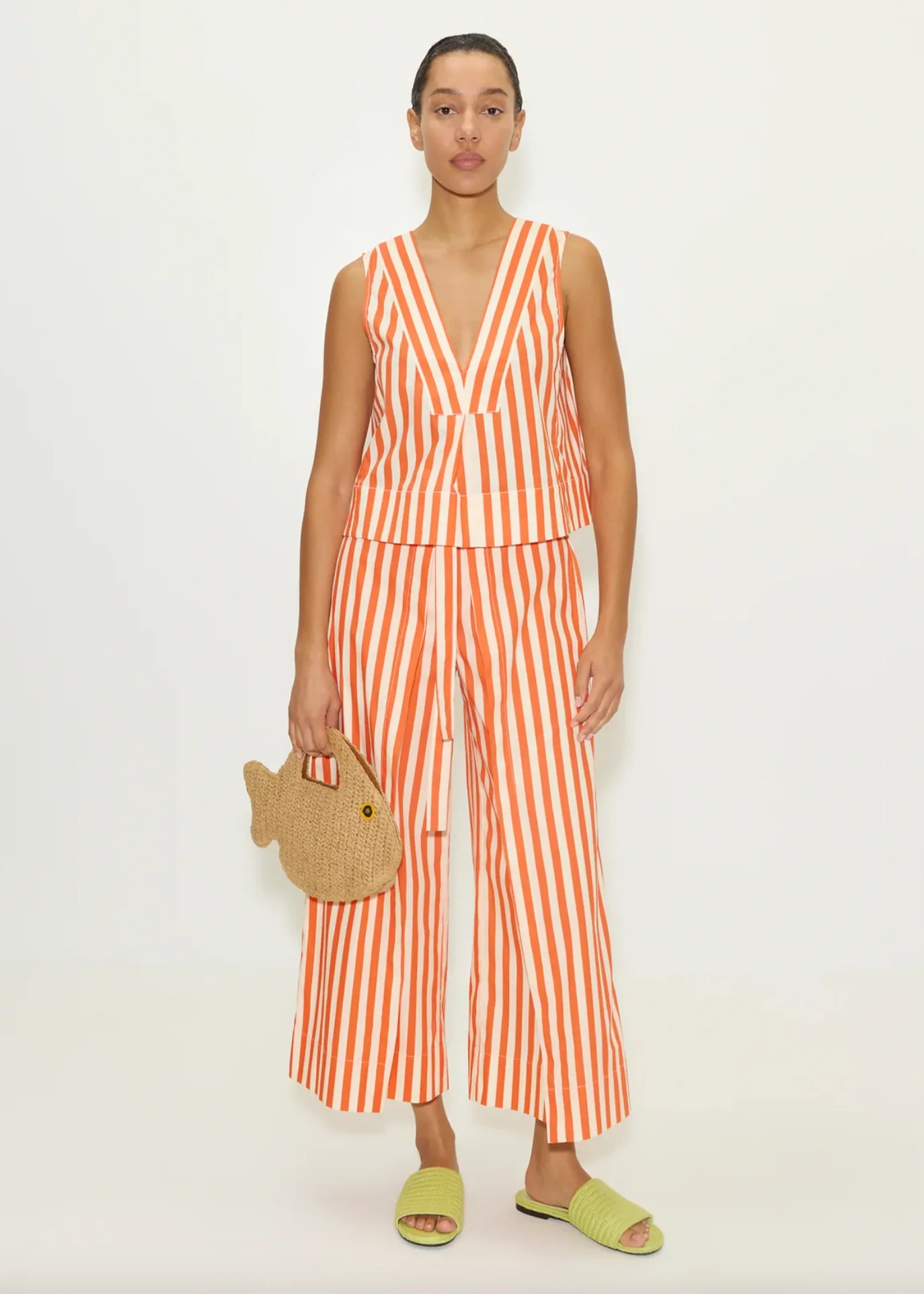 ARRO SLEEVELESS POPLIN TOP