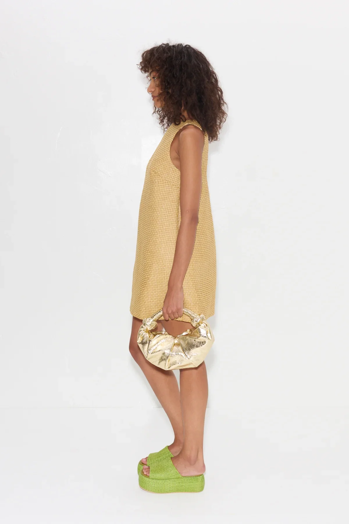 SINA RAFFIA MINI DRESS - Image 3