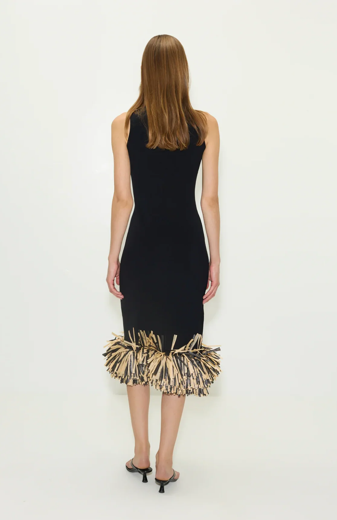 BOA RAFFIA MIDI DRESS - Image 4
