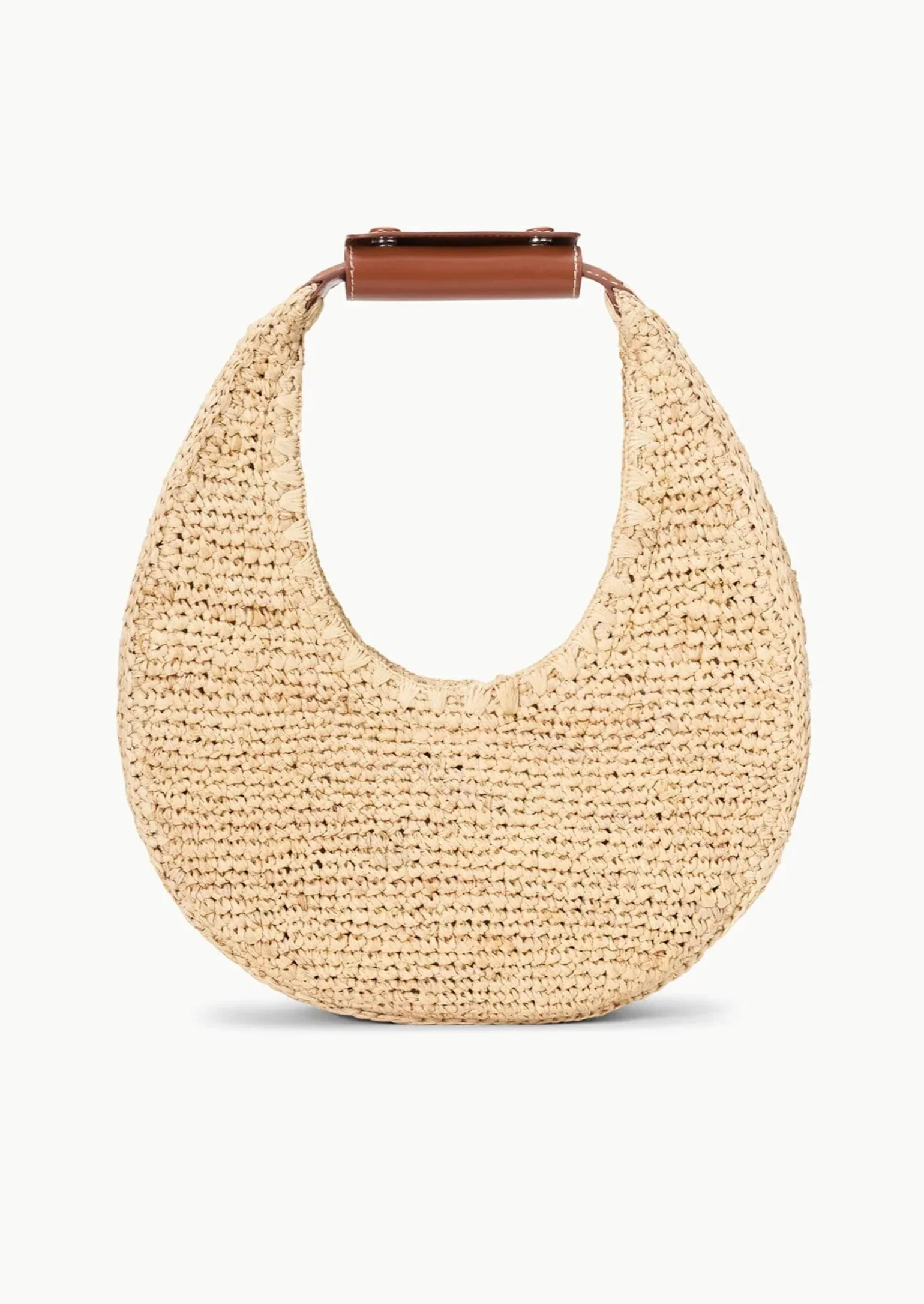 MOON RAFFIA TOTE BAG NATURAL/TAN - Image 4
