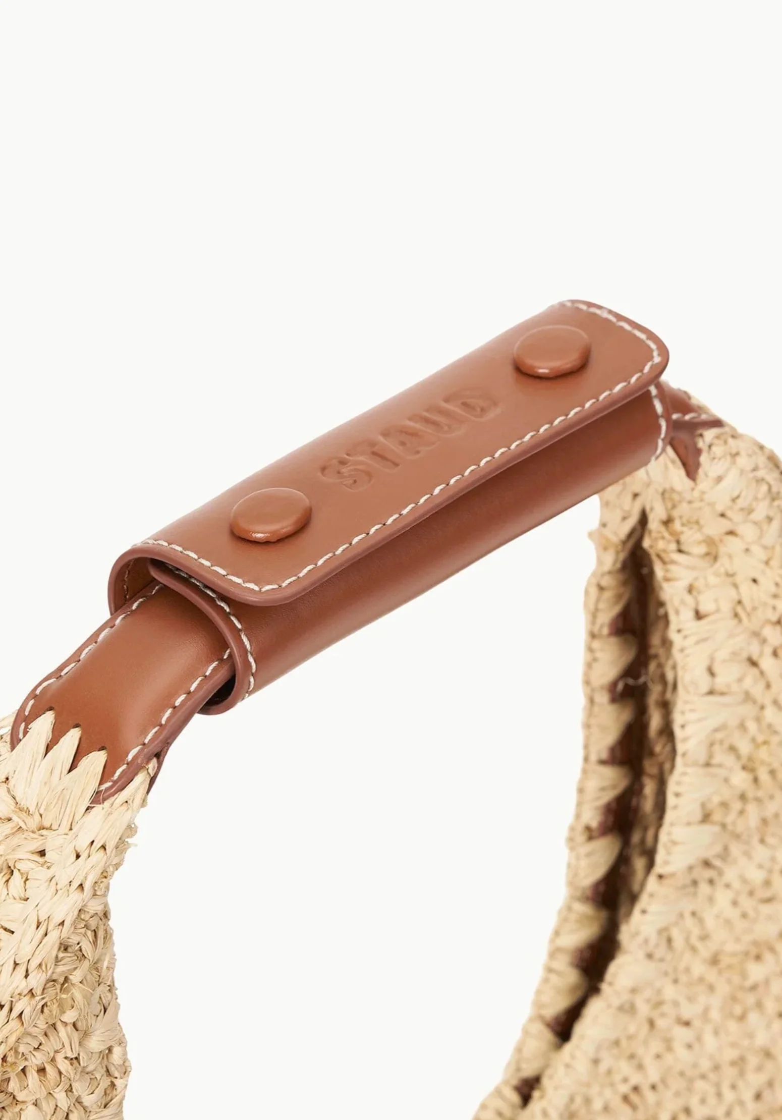 MOON RAFFIA TOTE BAG NATURAL/TAN - Image 5