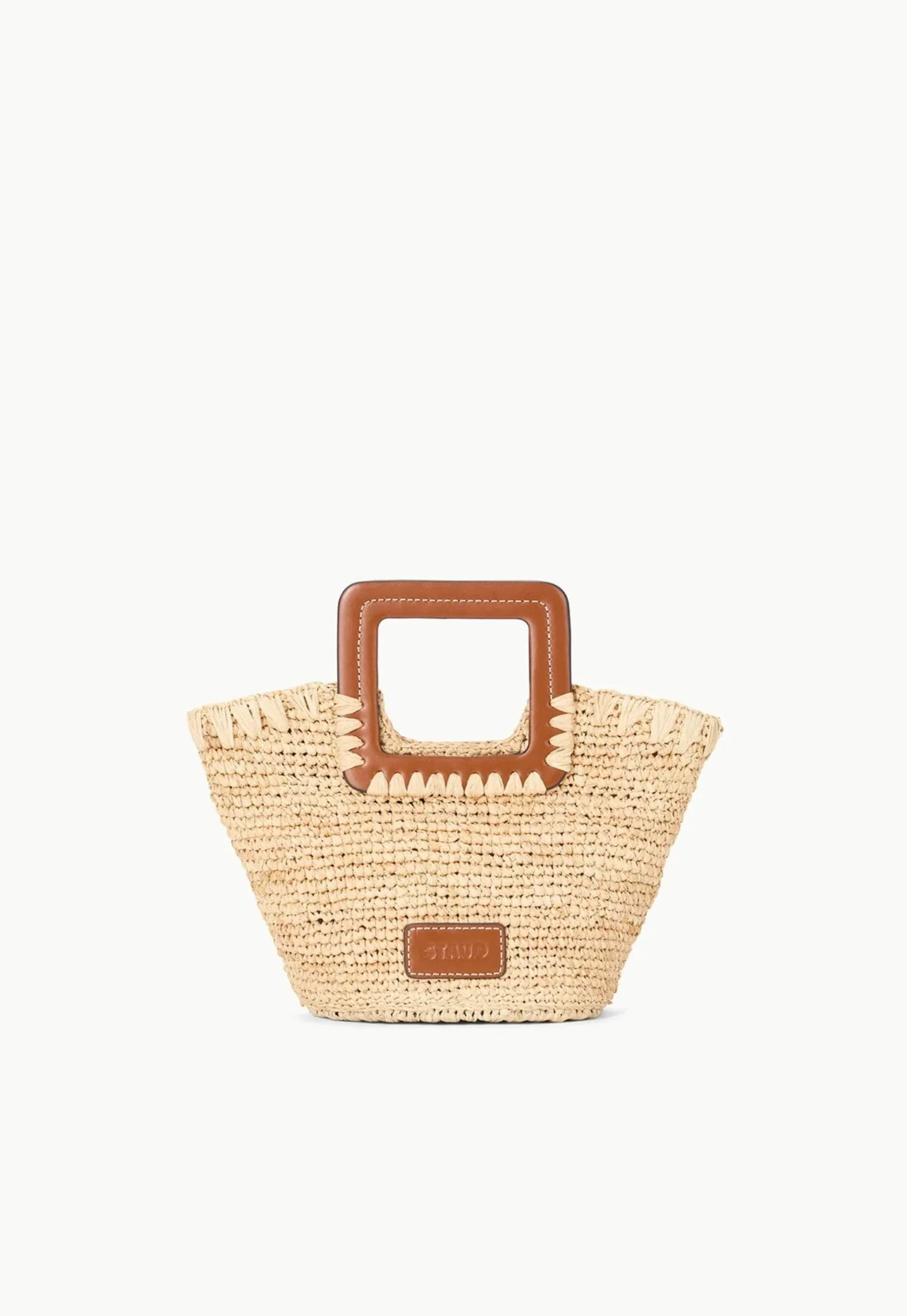 SHIRLEY RAFFIA MINI BUCKET NATURAL/TAN - Image 2