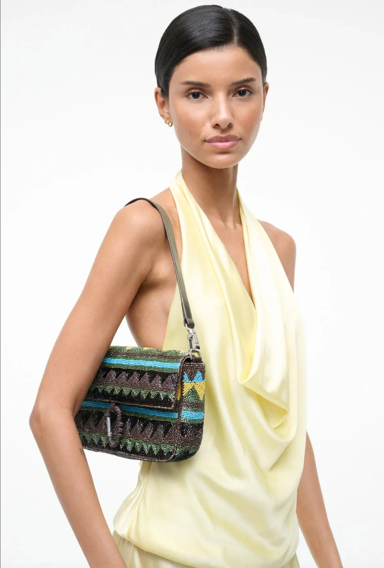 TIMMY CONVERTIBLE SHOULDER BAG HAPPY SACK BEADING - Image 2