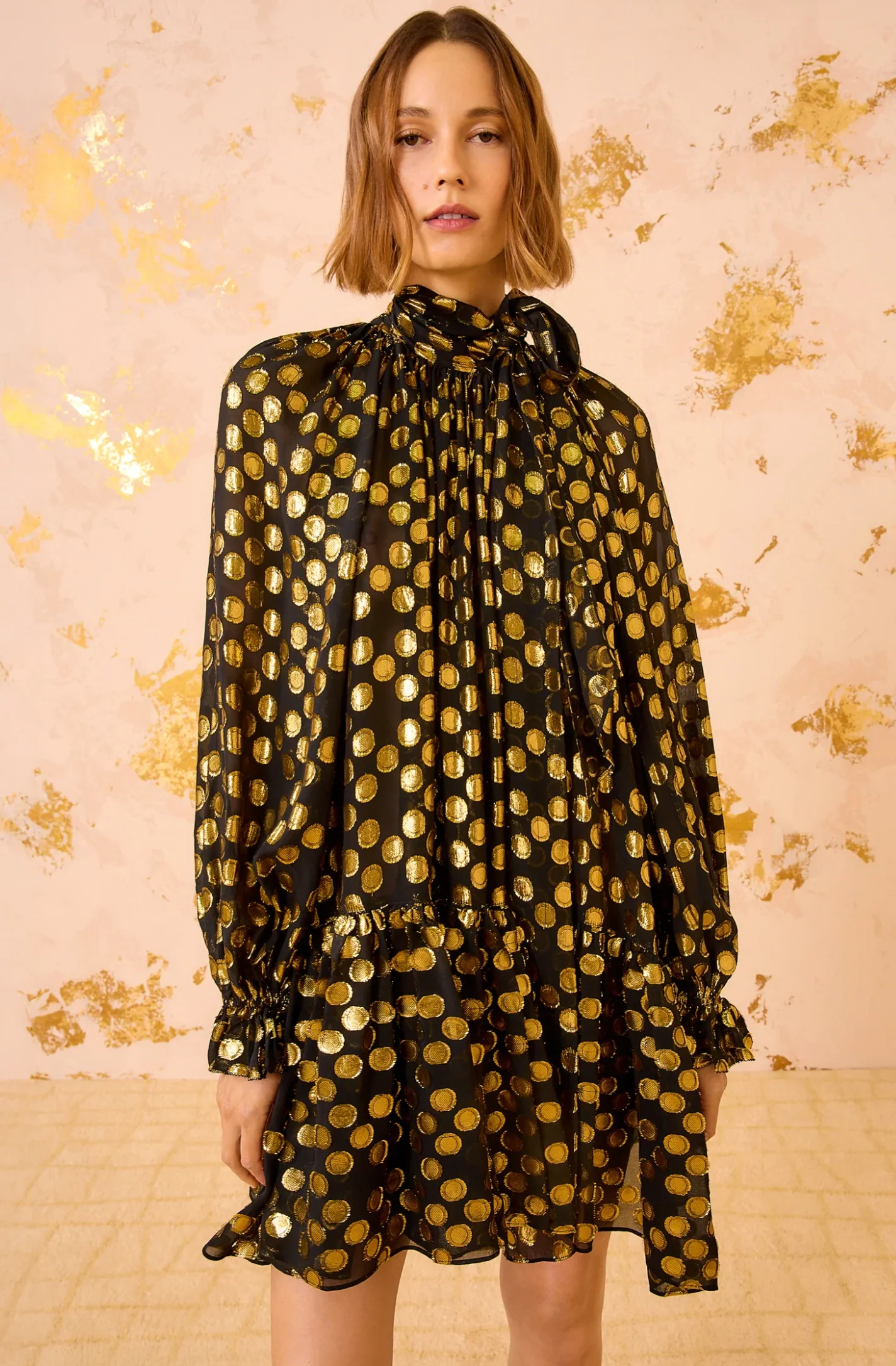 LORETTA SILK MINI DRESS - Image 3