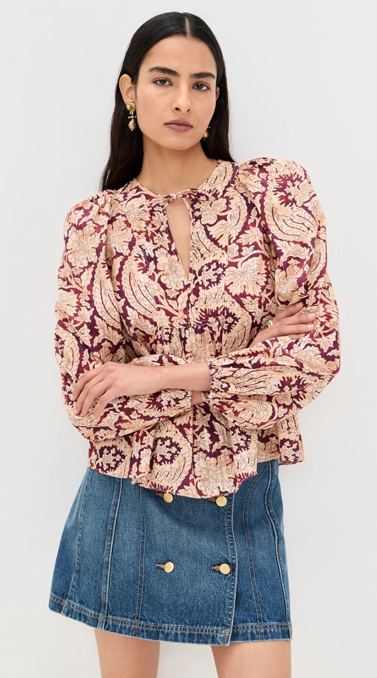 BREA LONG SLEEVE BLOUSE - Image 2