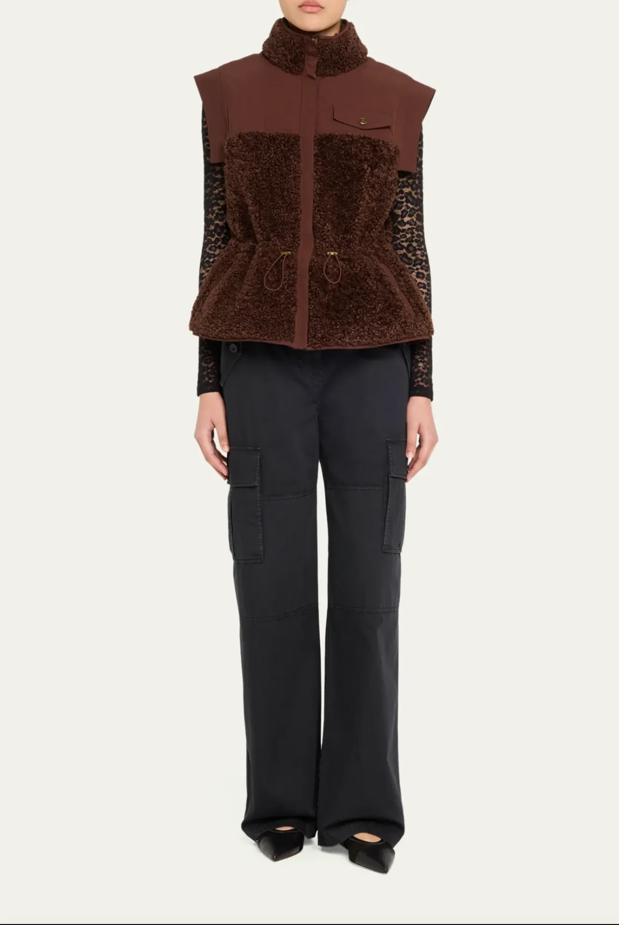 TARIET TEDDY FLEECE VEST - Image 4