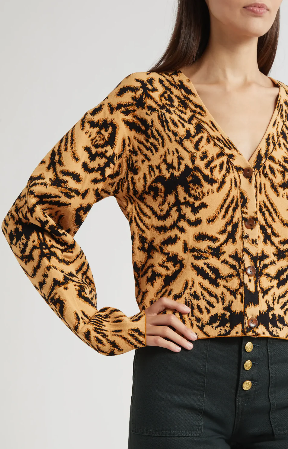 PAYTON JACQUARD CARDIGAN - Image 4