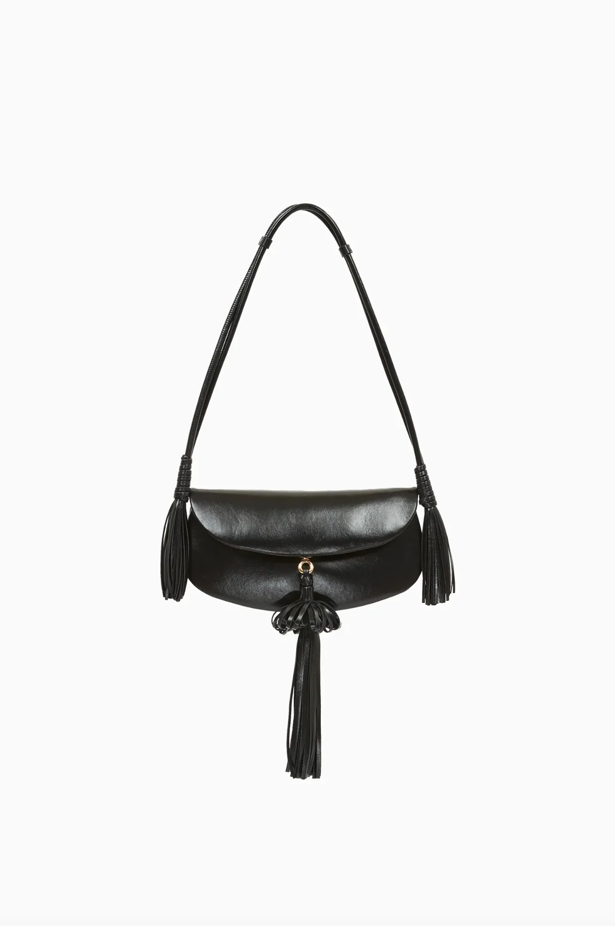 PALOMA TASSEL FLAP BAG NOIR - Image 3