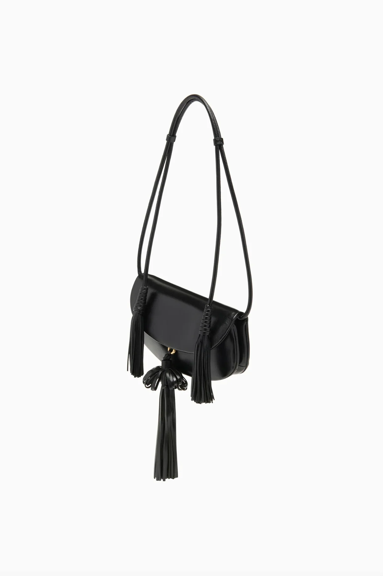 PALOMA TASSEL FLAP BAG NOIR - Image 4