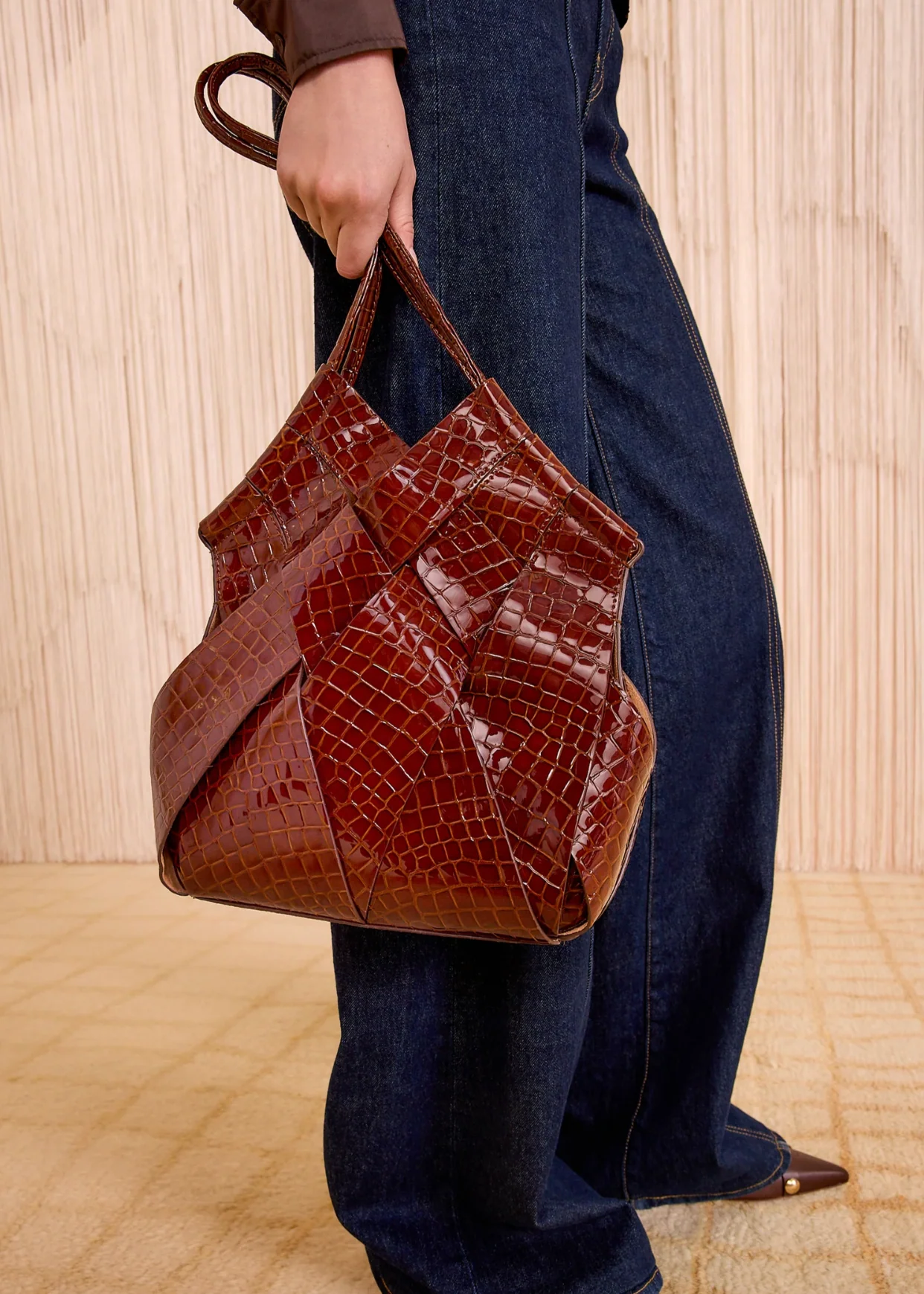 CHARLOTTE SHOULDER BAG CHESTNUT