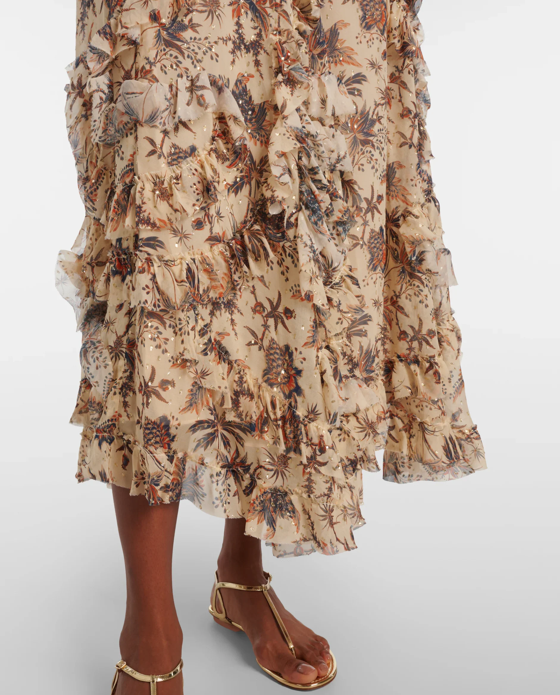 ADELE CASCADING RUFFLE SKIRT - Image 3