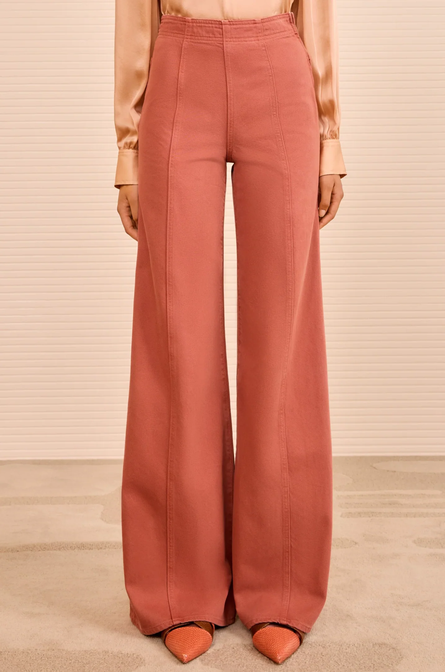 BIANCA WIDE LEG SEAMED JEAN - Image 2