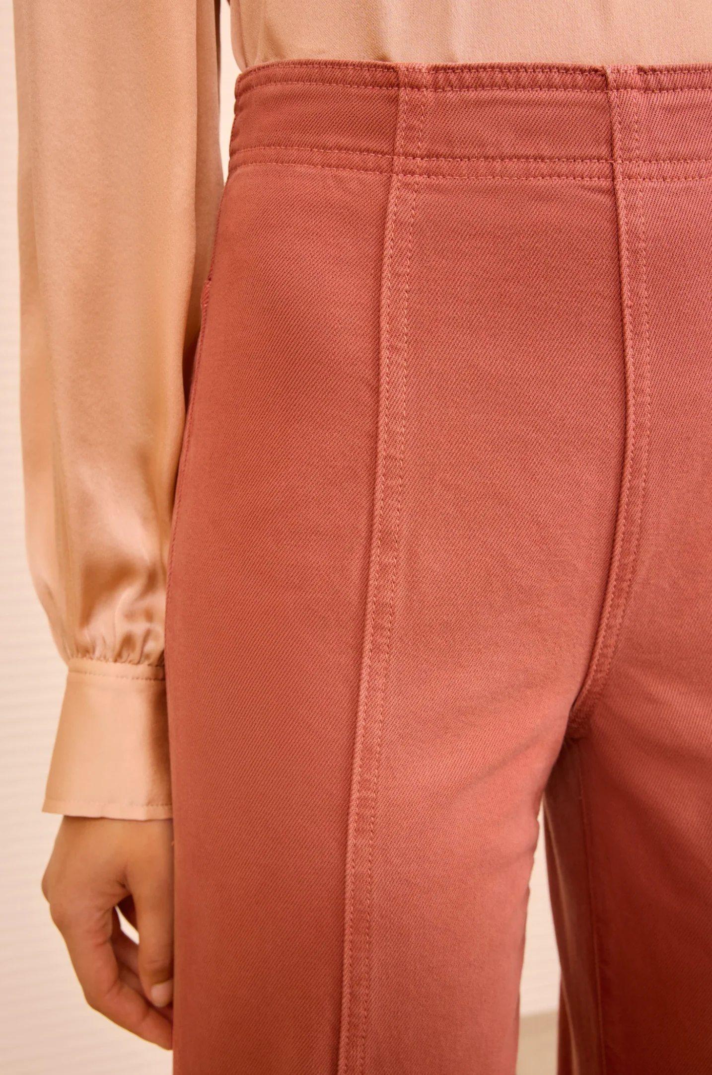 BIANCA WIDE LEG SEAMED JEAN - Image 3