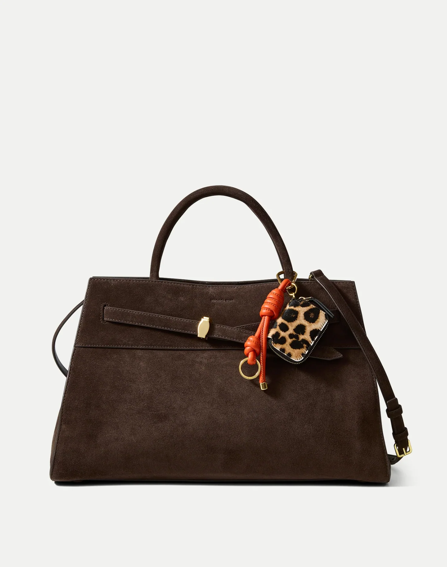 LEOPARD ZIP POUCH BAG CHARM ACORN MULTI - Image 3