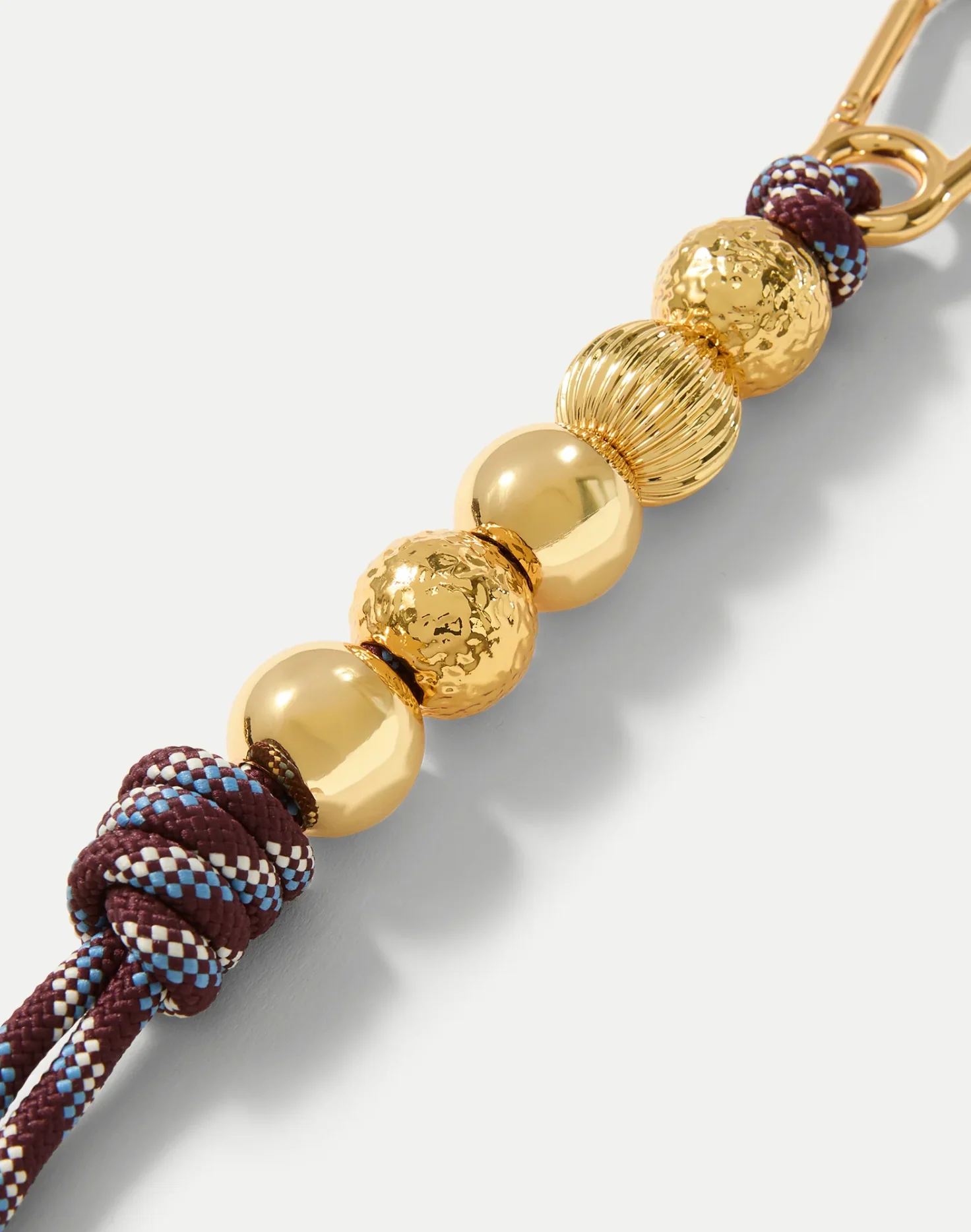 PARACORD 5 BEAD BAG CHARM RAISIN MULTI - Image 3