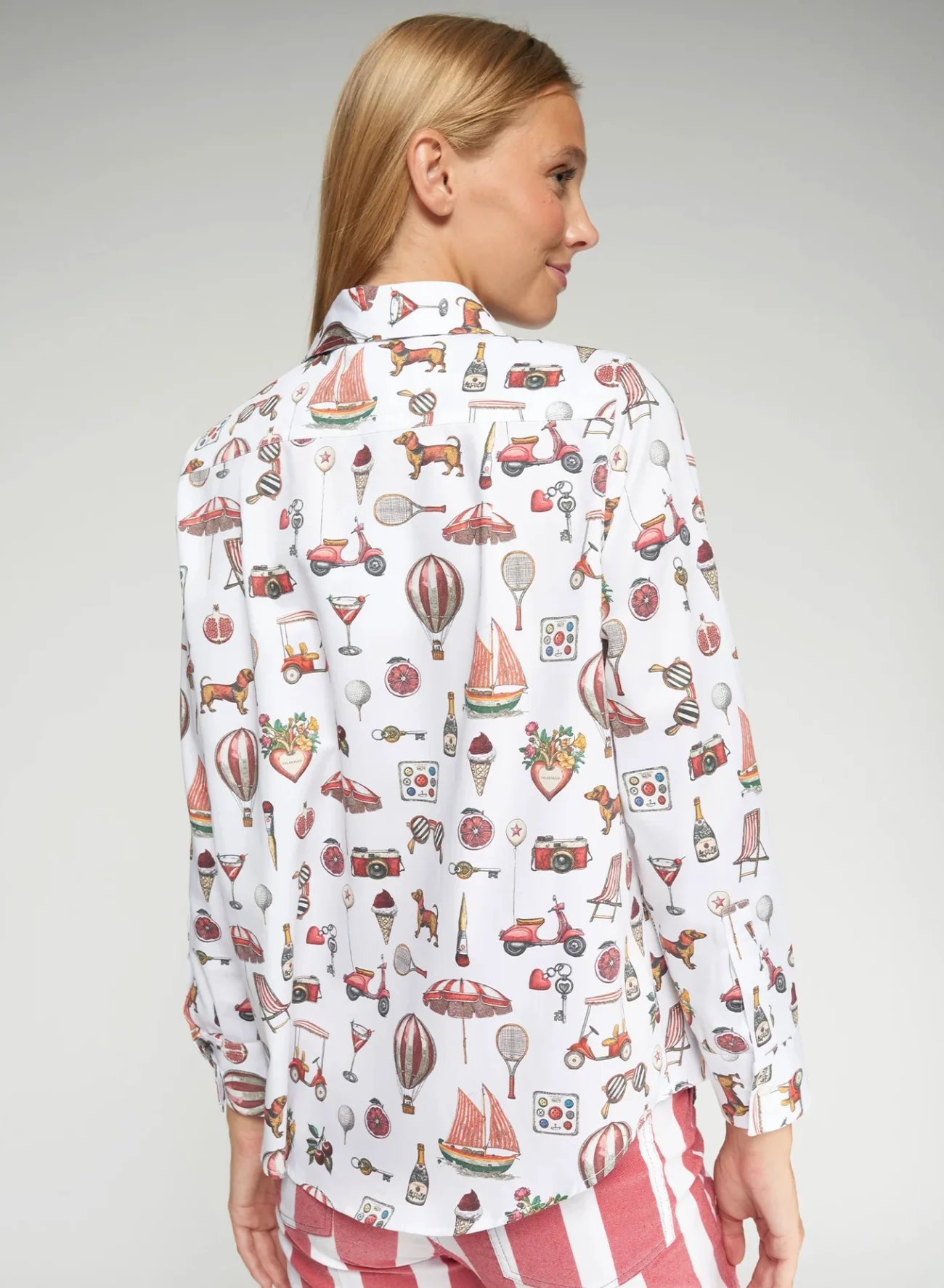 MAFALDA MOTIFS PRINT SHIRT - Image 2